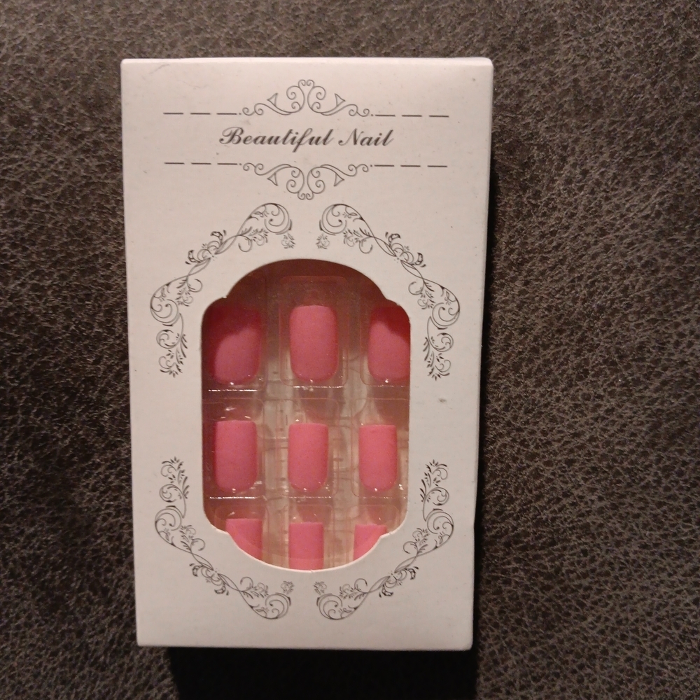 Pink Press-On Nails